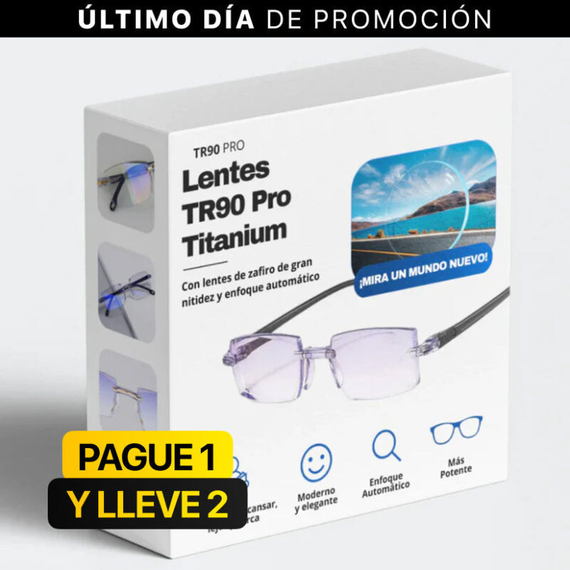 GAFAS INTELIGENTES TR90 TITANIUM PRO + ESTUCHE DE REGALO - PAGUE 1 Y LLEVE 2